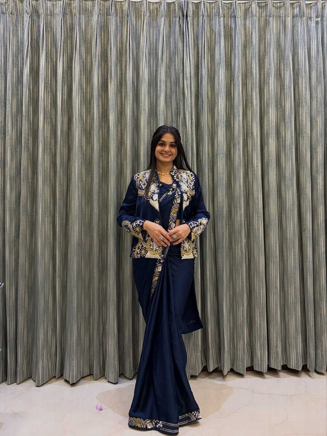 Crepe Ready To Wear Saree