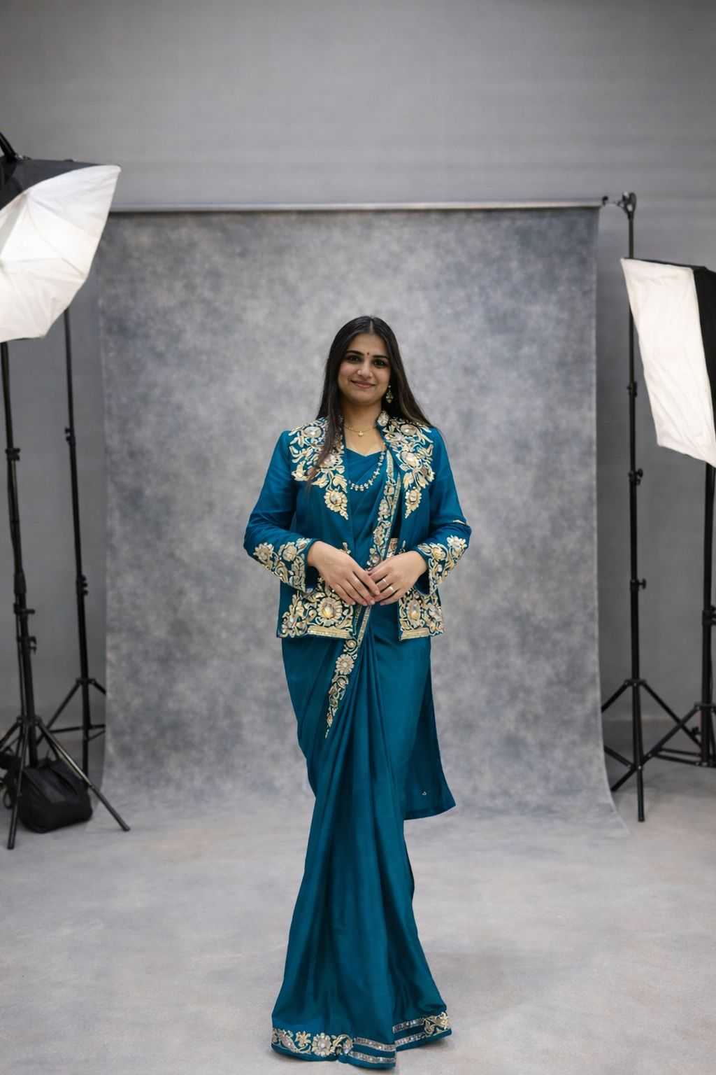 Crepe Ready To Wear Saree