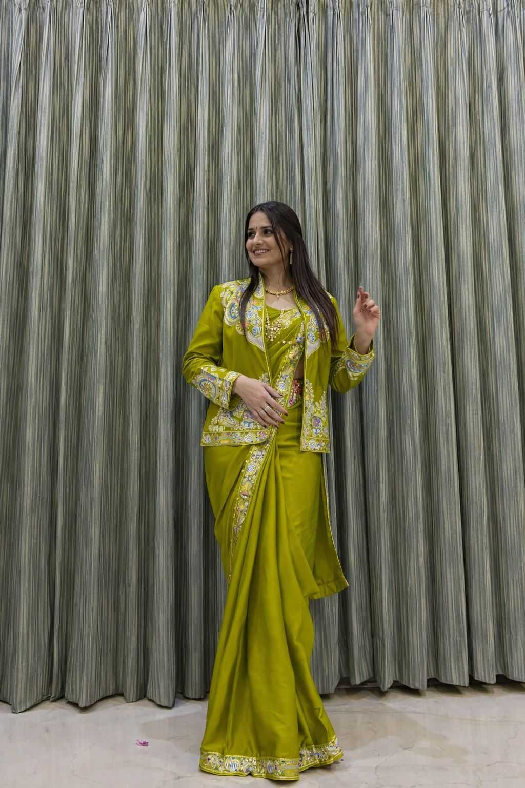 Crepe Ready To Wear Saree
