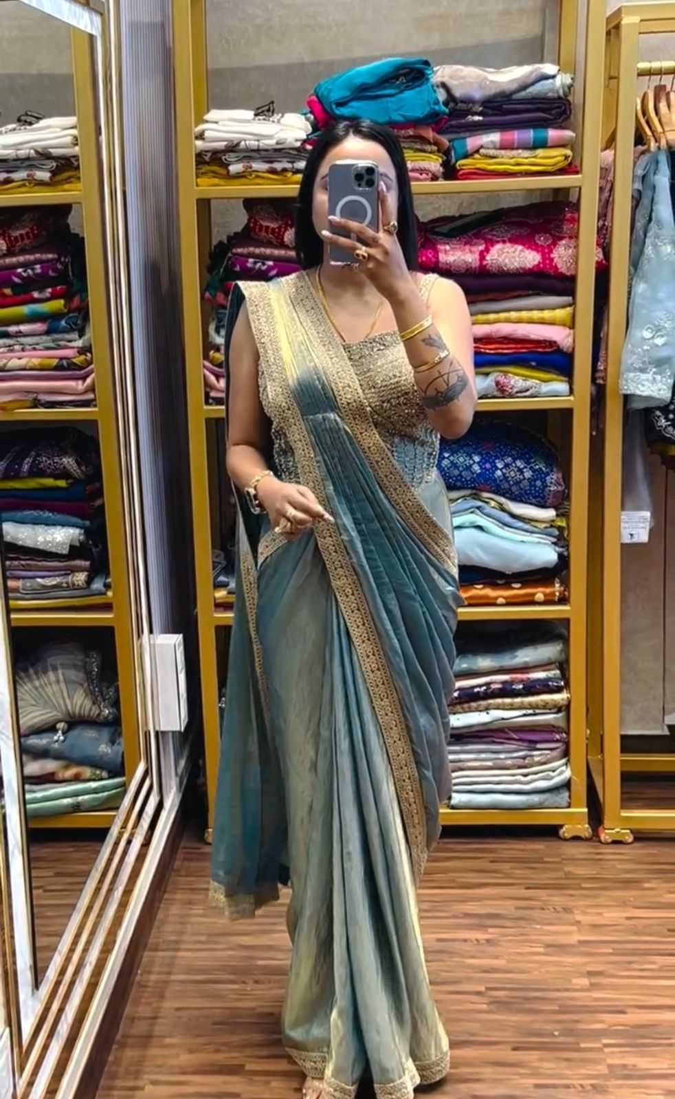 Fendy Sequence Saree