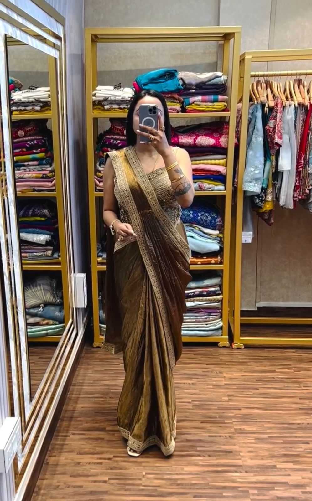 Fendy Sequence Saree