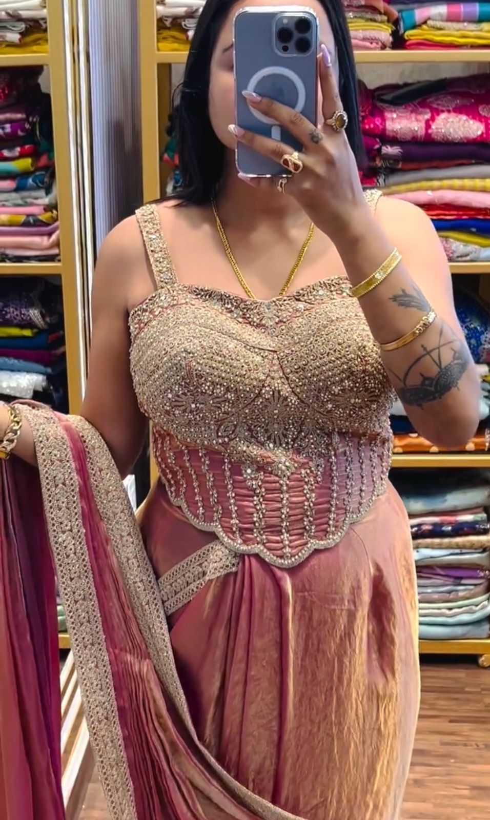 Fendy Sequence Saree