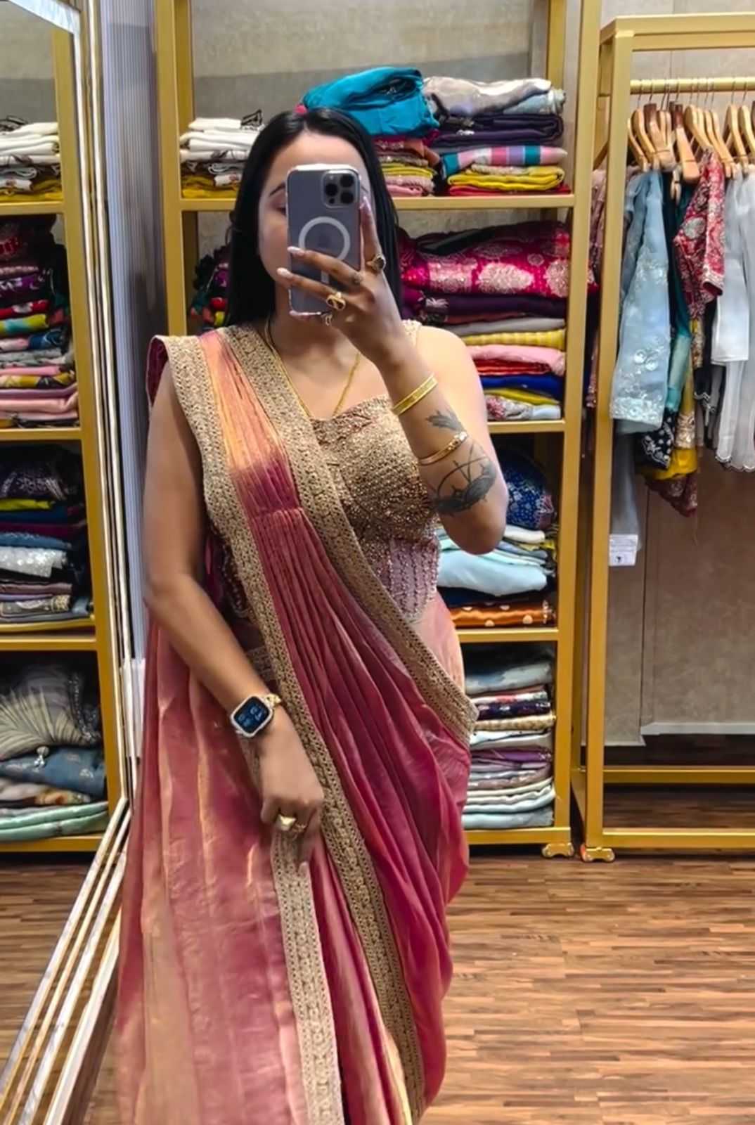 Fendy Sequence Saree