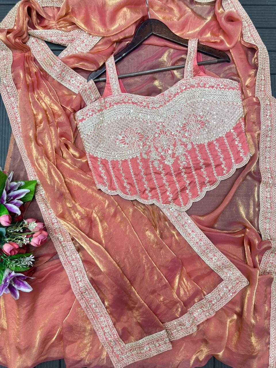 Satin Ready To Wear Saree