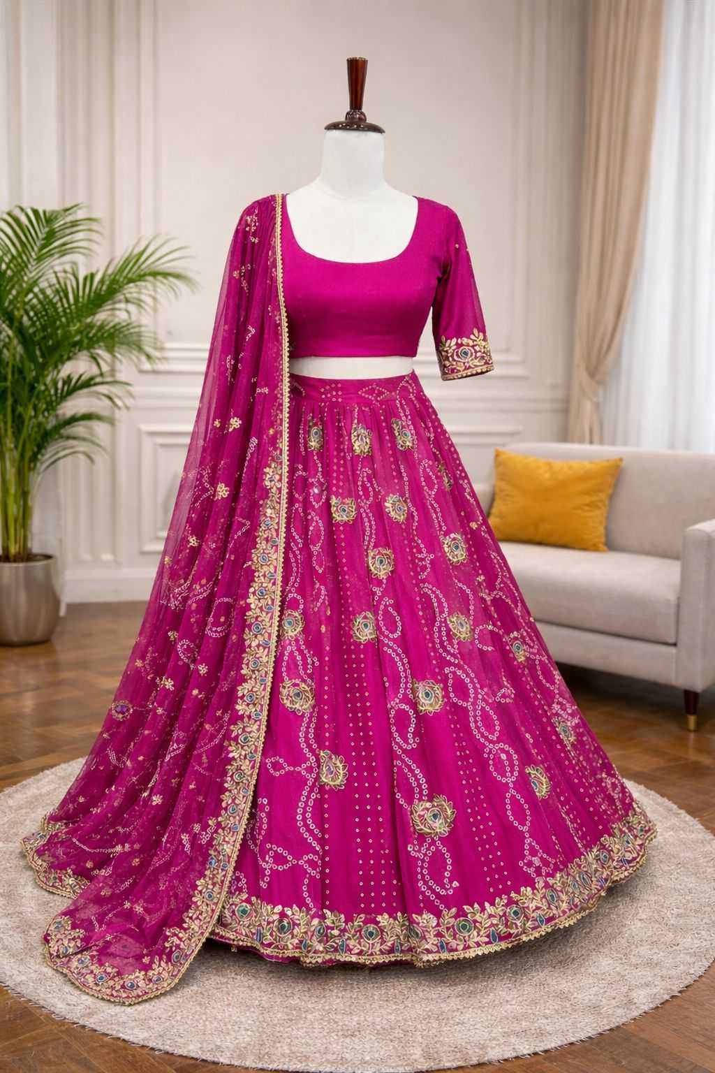 Georgette Printed Lehenga