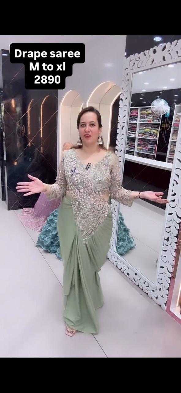 Crepe Ready To Wear Saree