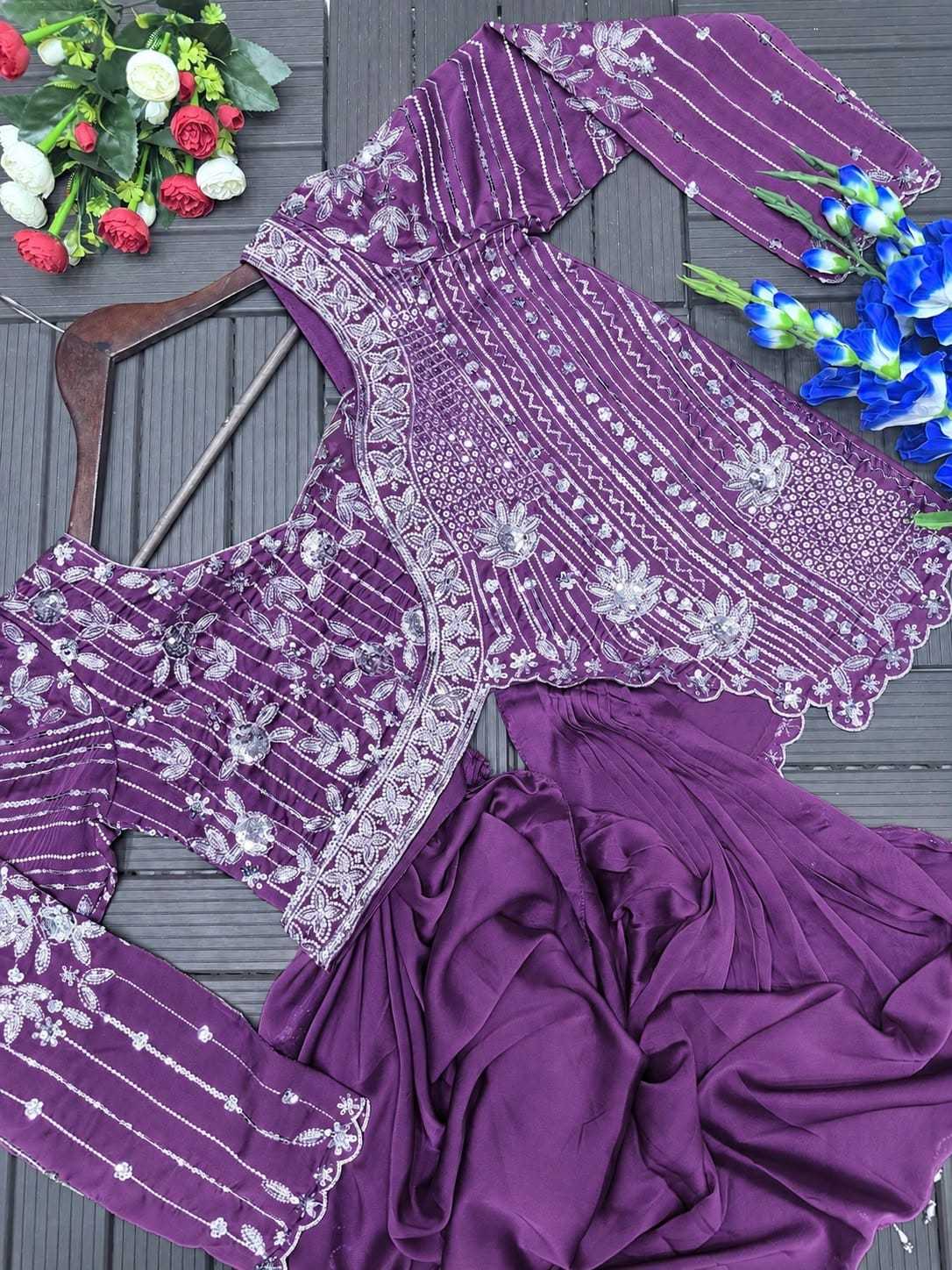 Rangoli Silk Embroidered Lehenga