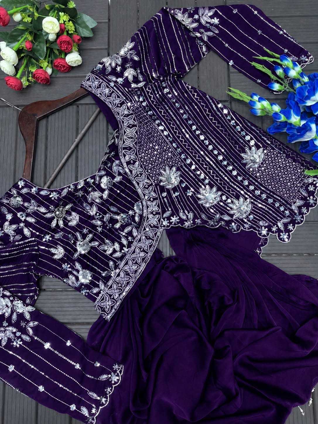 Rangoli Silk Embroidered Lehenga