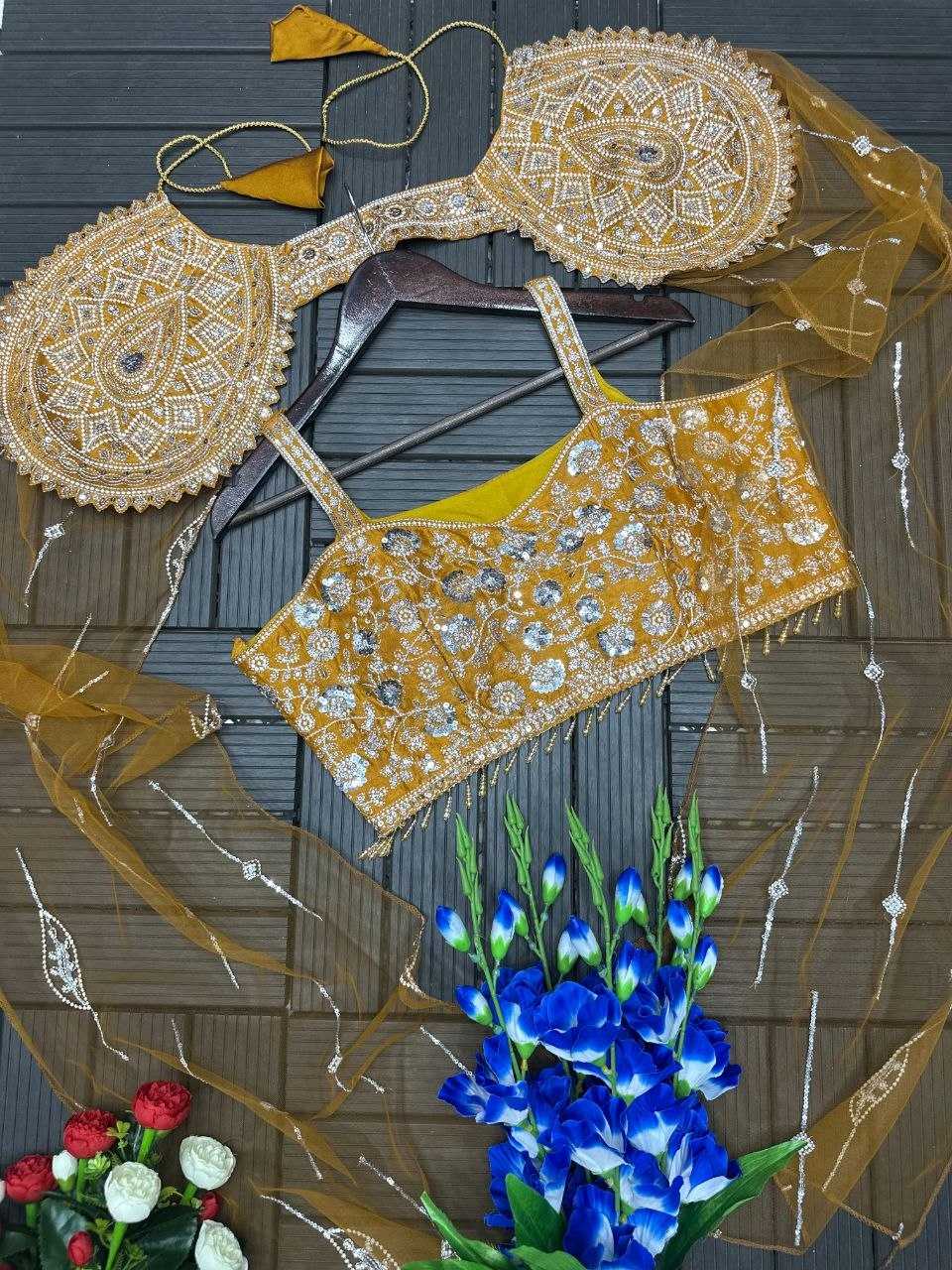 Rangoli Silk Embroidered Lehenga
