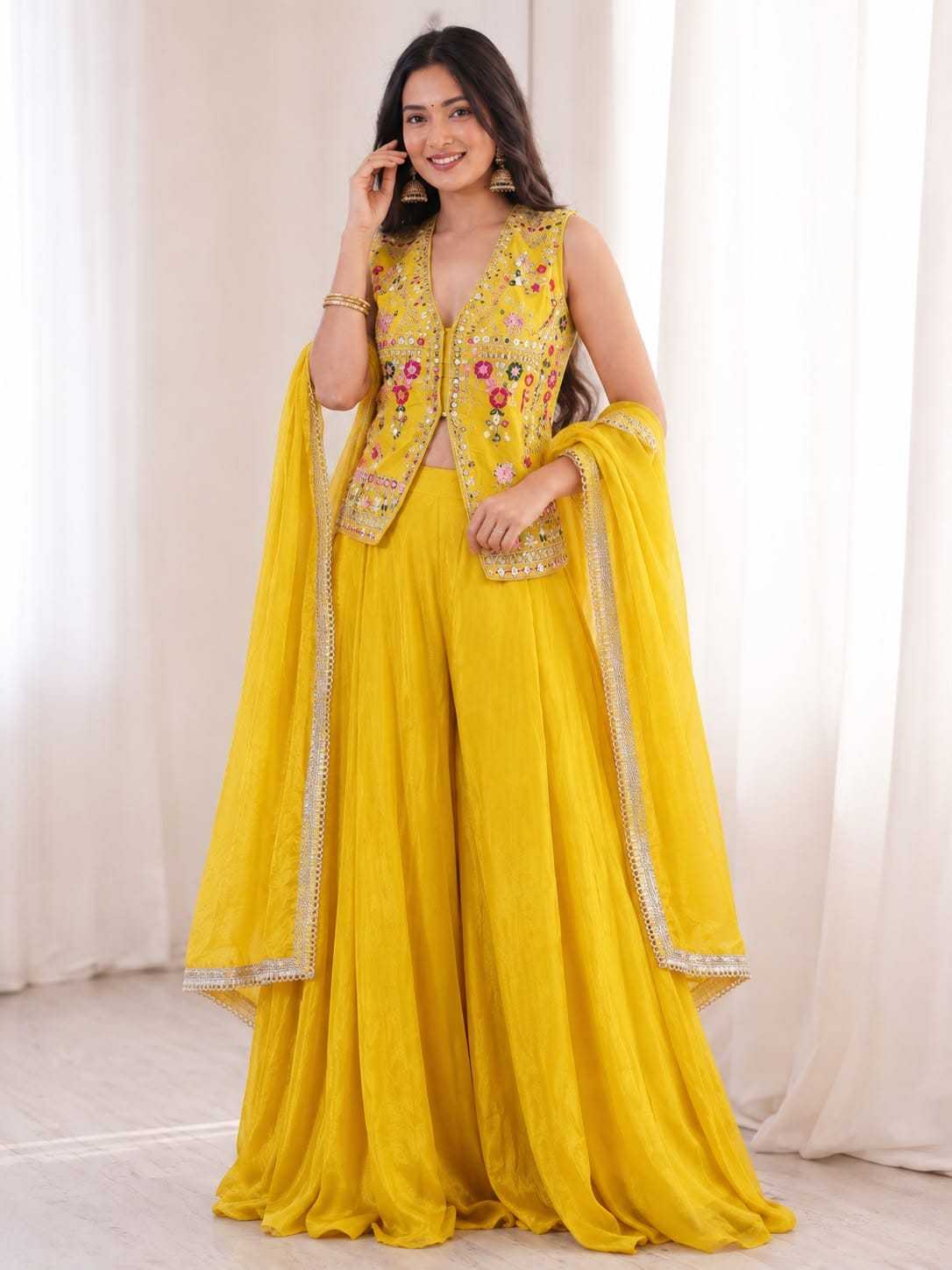 Crepe Embroidery Suit