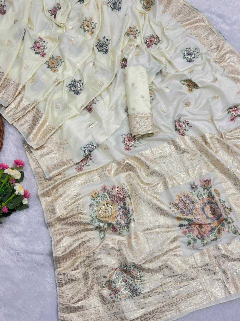 Pure Viscos Designer Saree