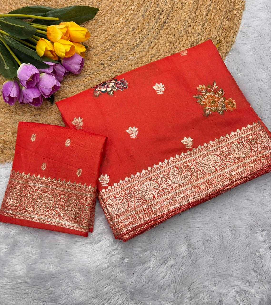 Pure Viscos Designer Saree