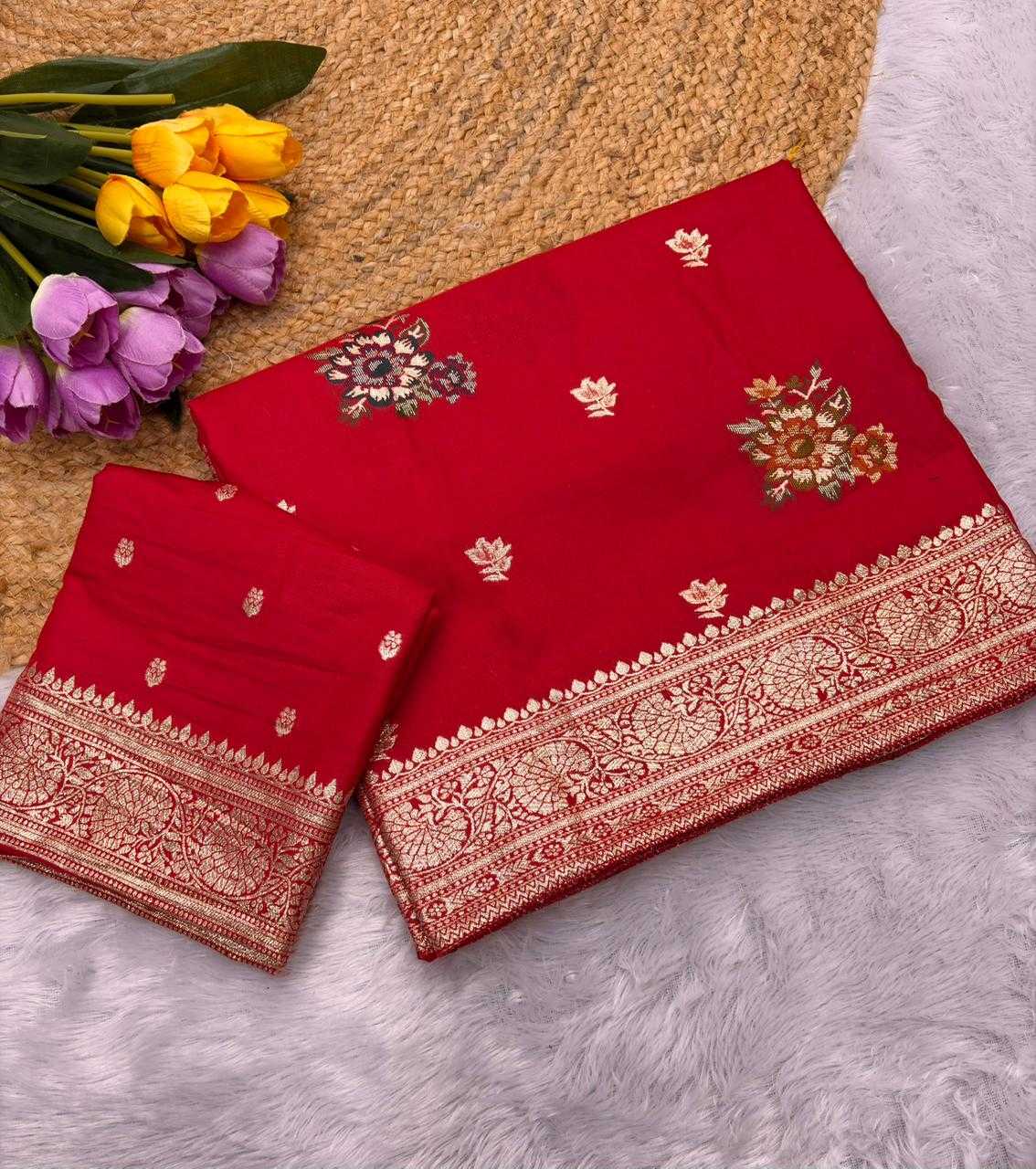 Pure Viscos Designer Saree
