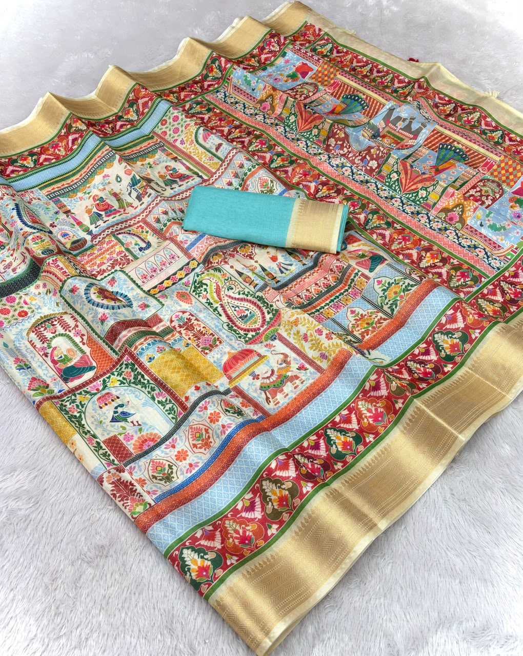 Aaradhya Dola Silk Saree