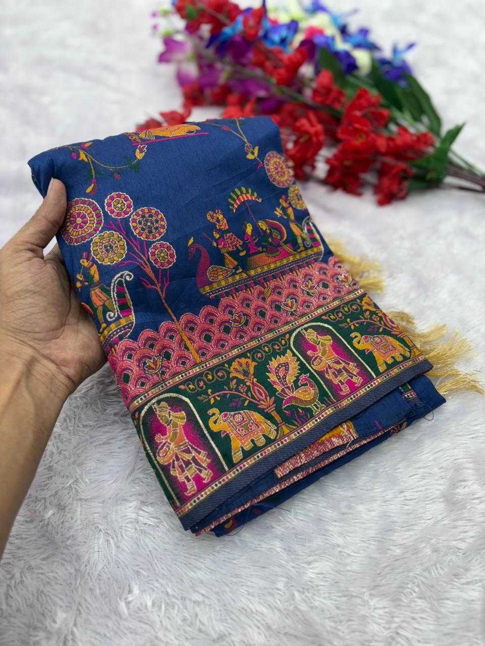 Pashmina Traditional Silk Saree