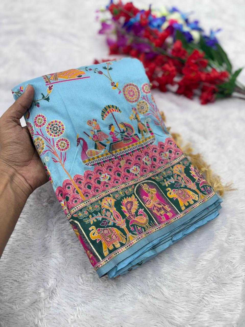 Pashmina Traditional Silk Saree