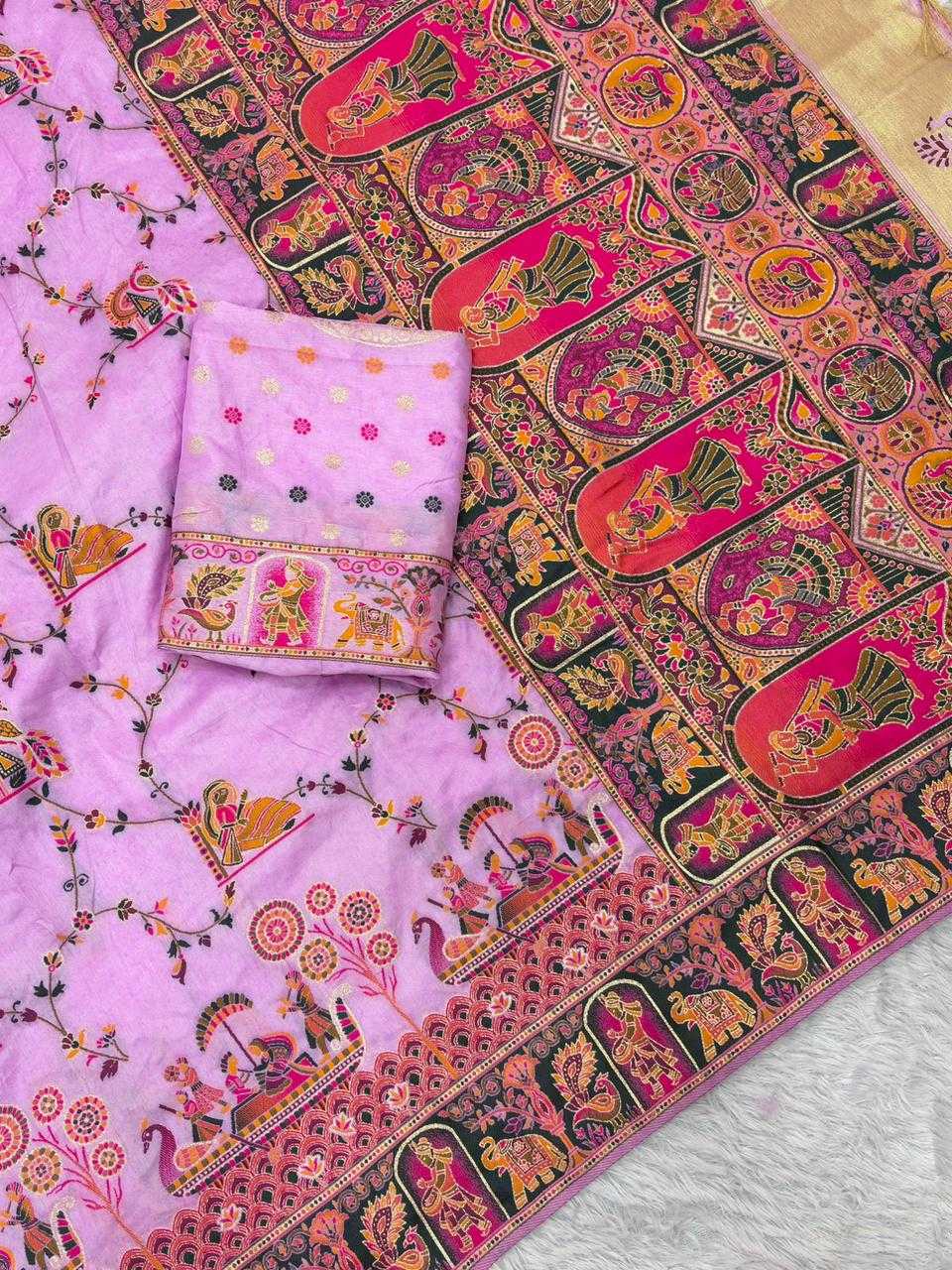Pashmina Traditional Silk Saree