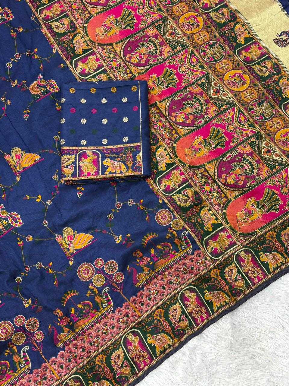 Pashmina Traditional Silk Saree
