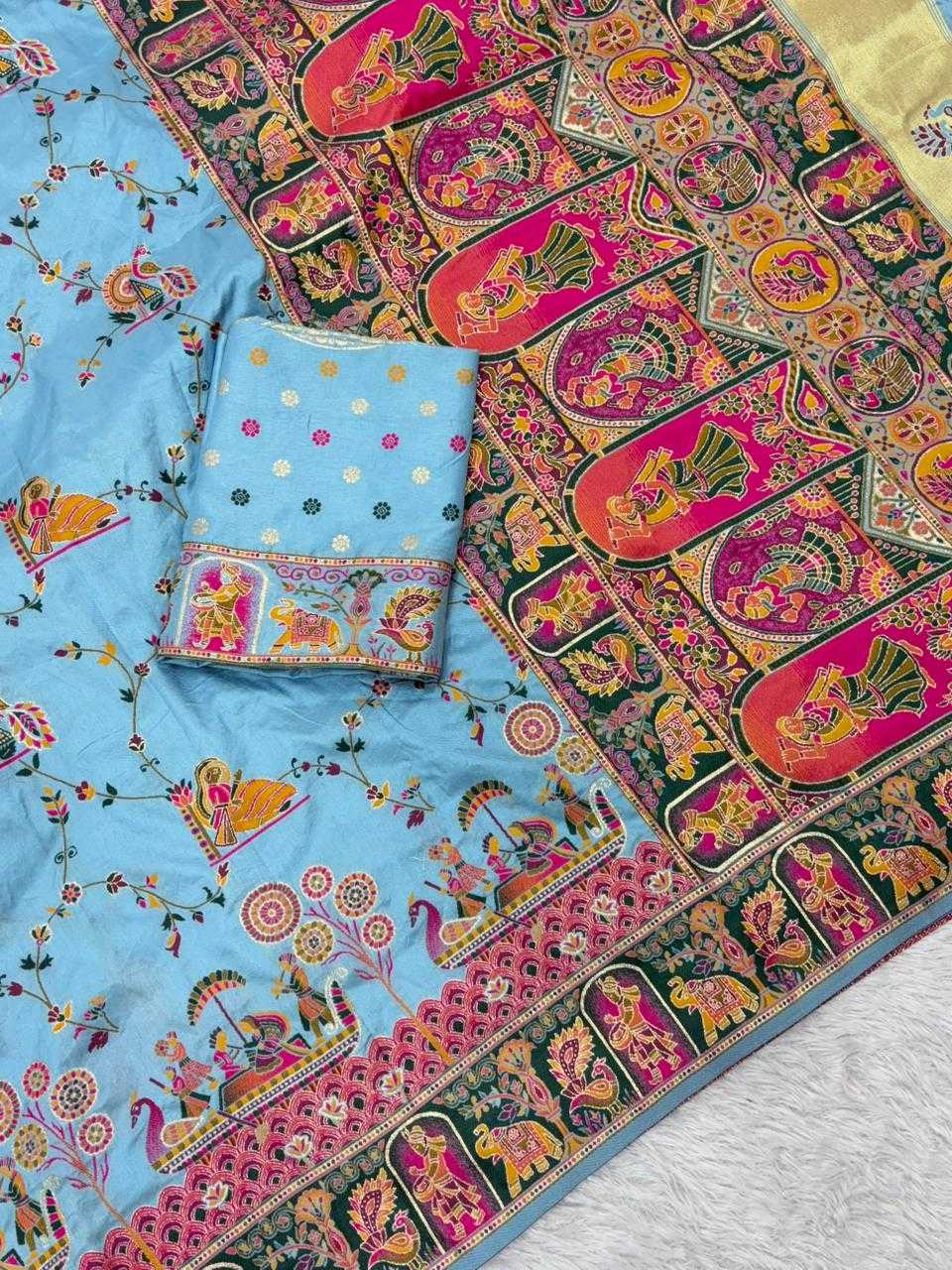 Pashmina Traditional Silk Saree