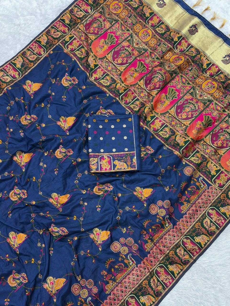 Pashmina Traditional Silk Saree