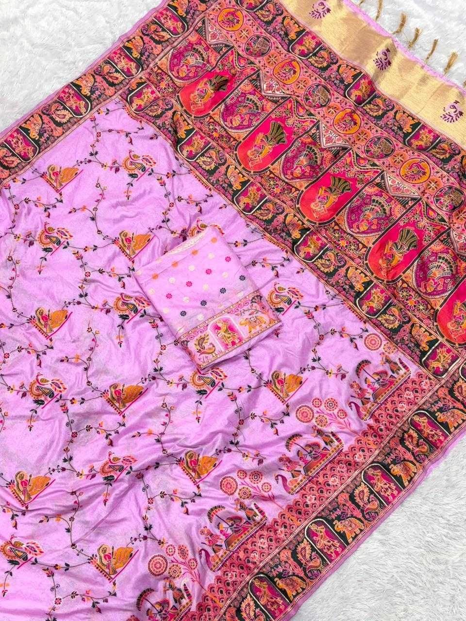 Pashmina Traditional Silk Saree