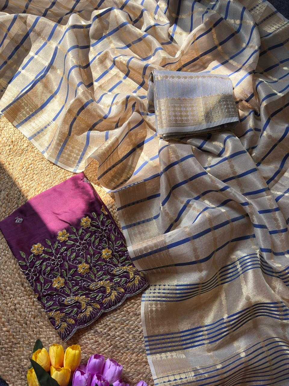 Aavya Tissue Designer Saree