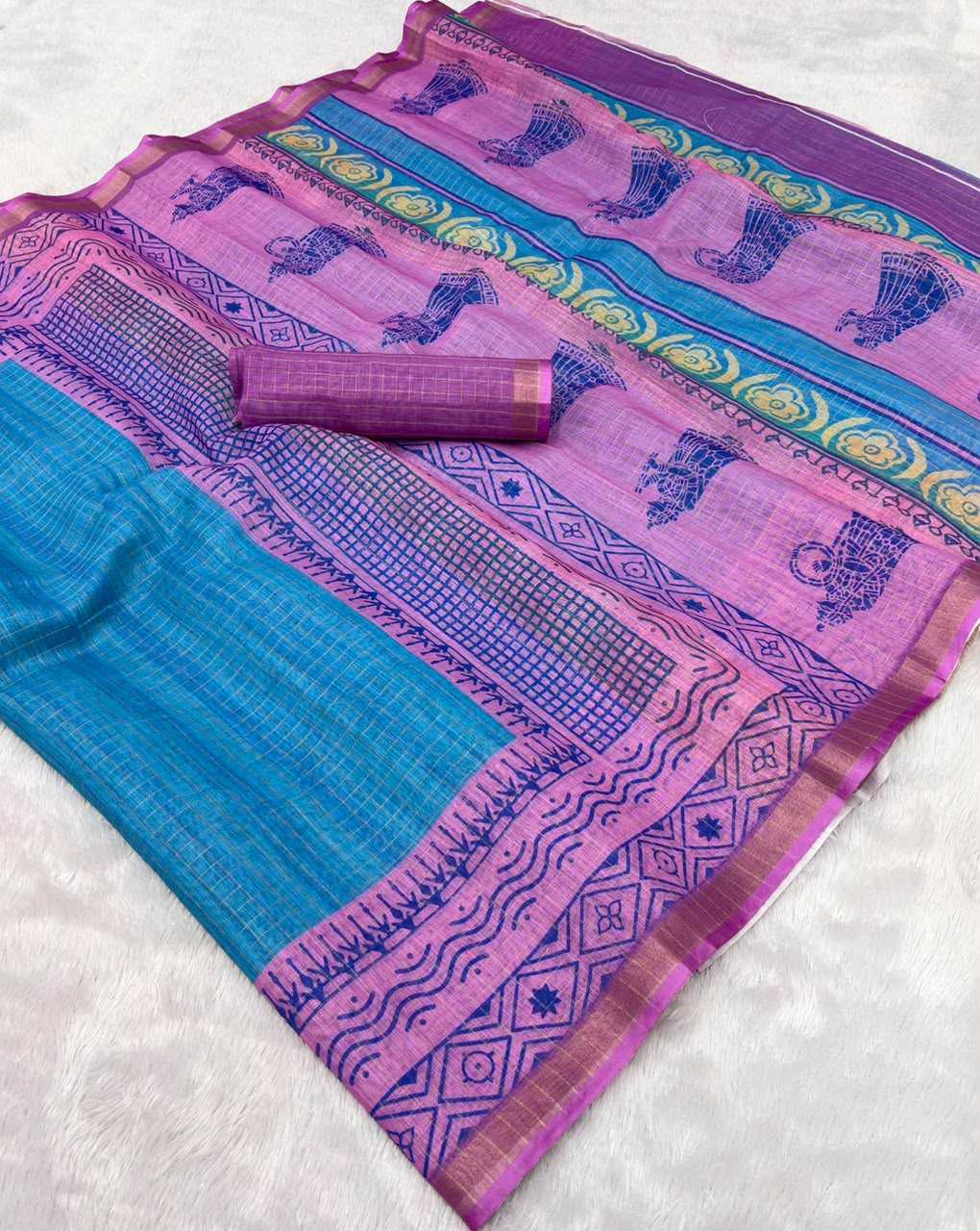 Cotton Printed Saree