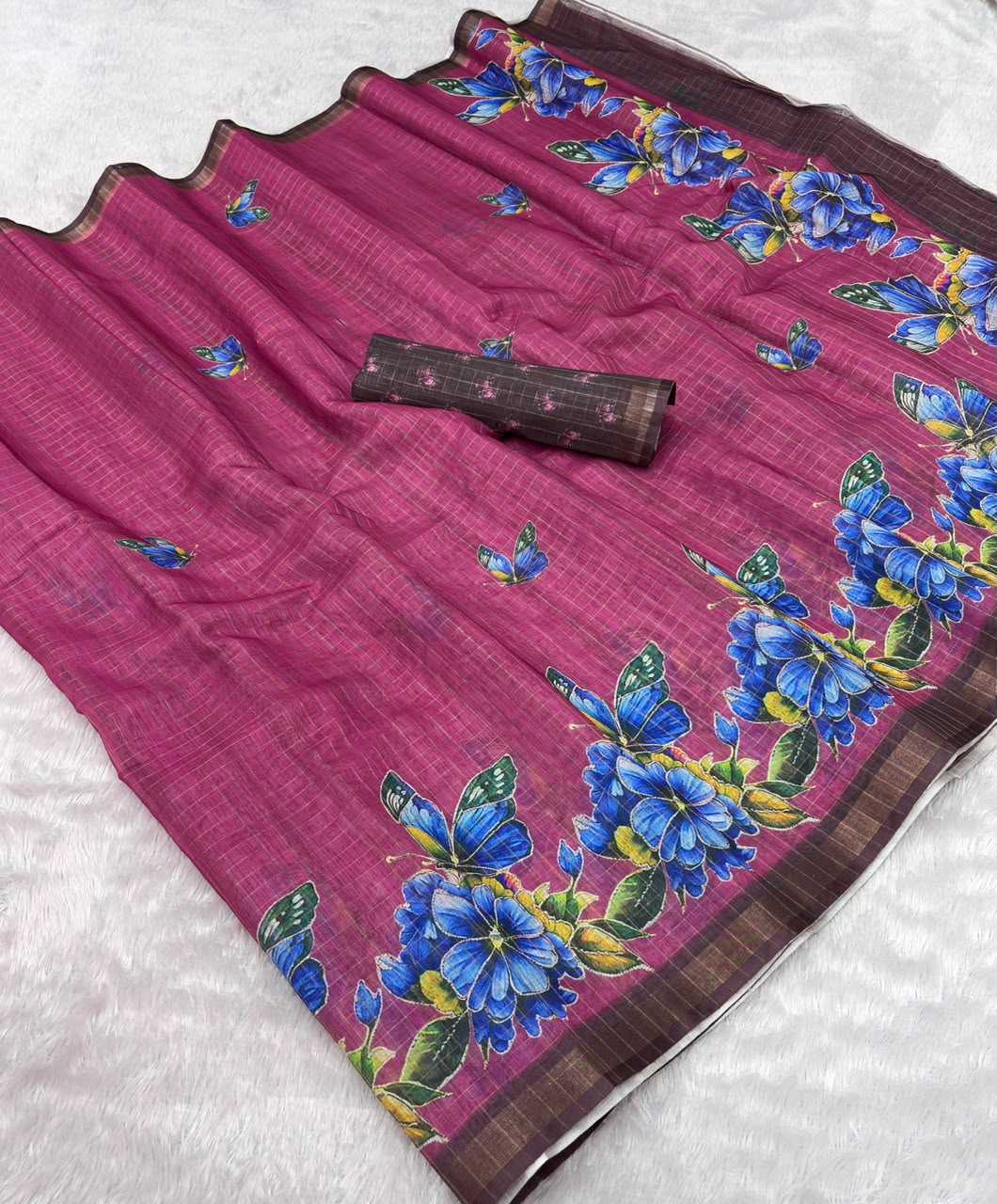 Cotton Printed Saree