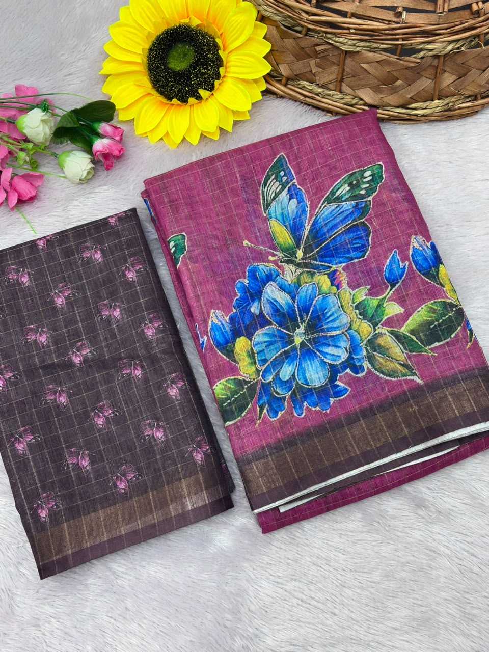 Cotton Printed Saree