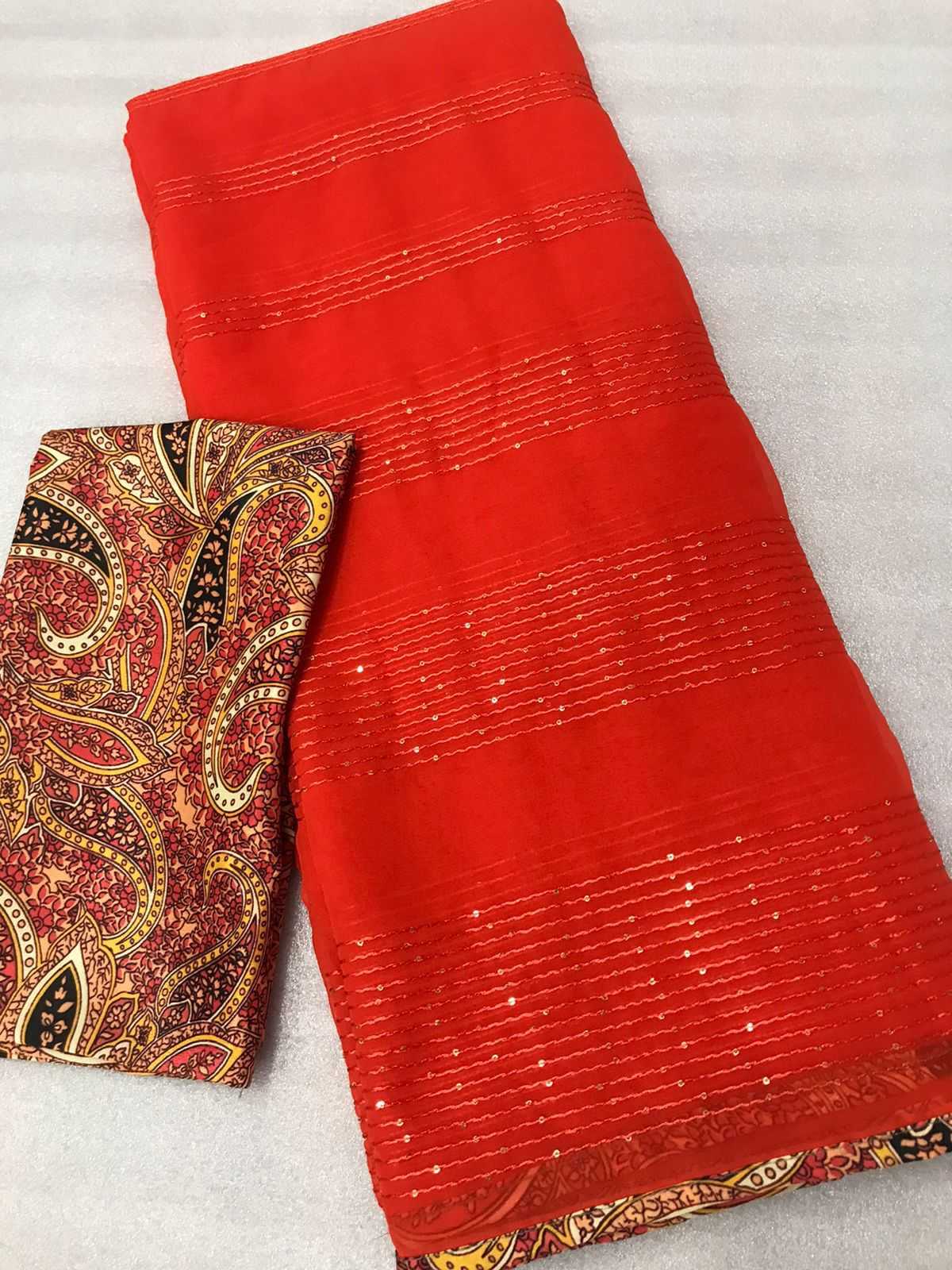 Anahita Chiffon Sequence Saree