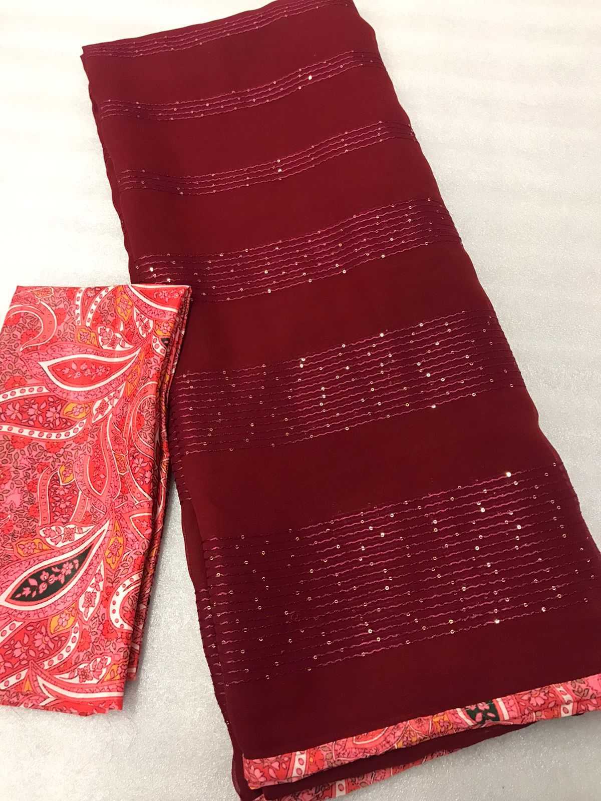 Anahita Chiffon Sequence Saree