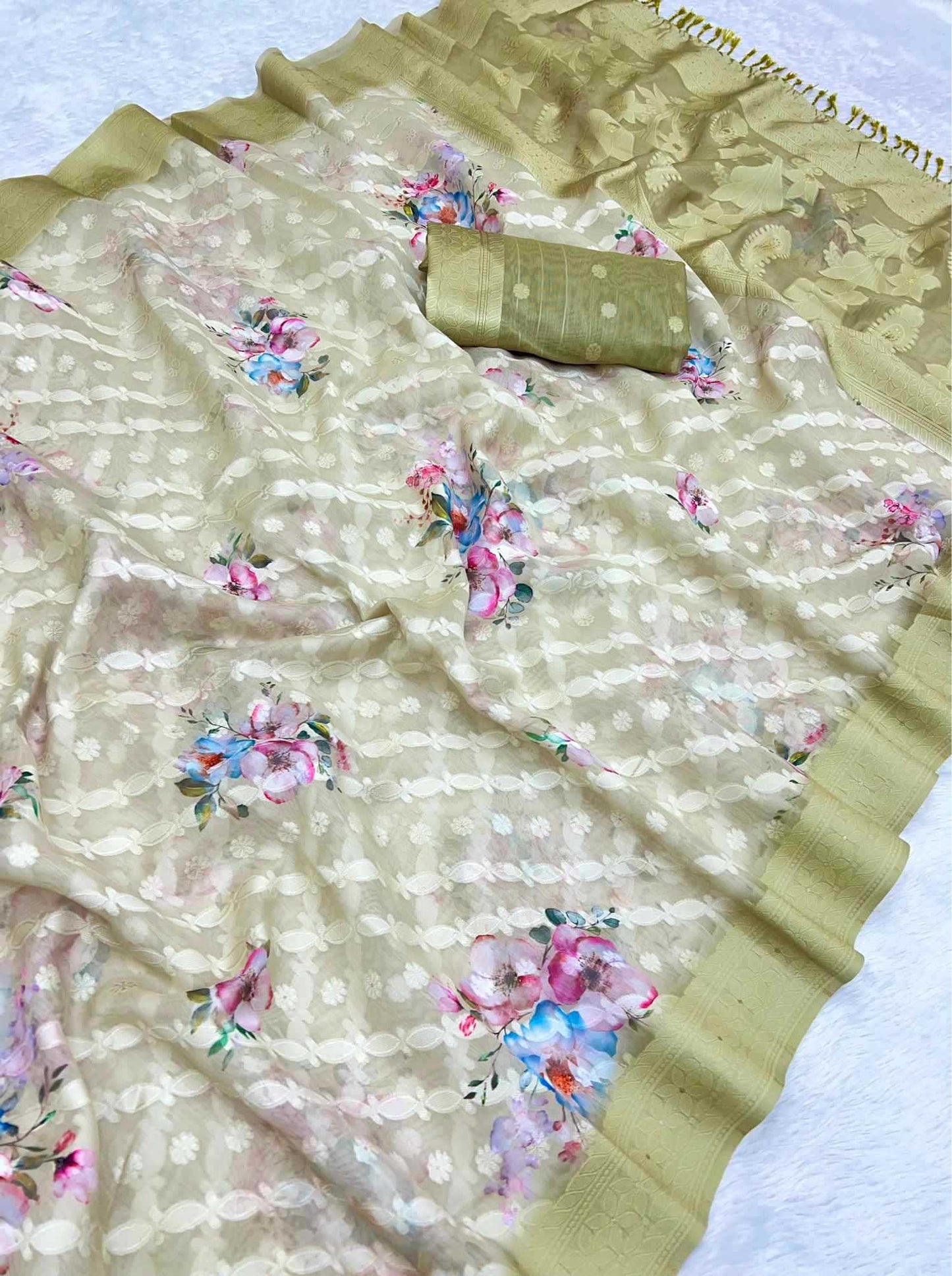 Cotton Designer Saree