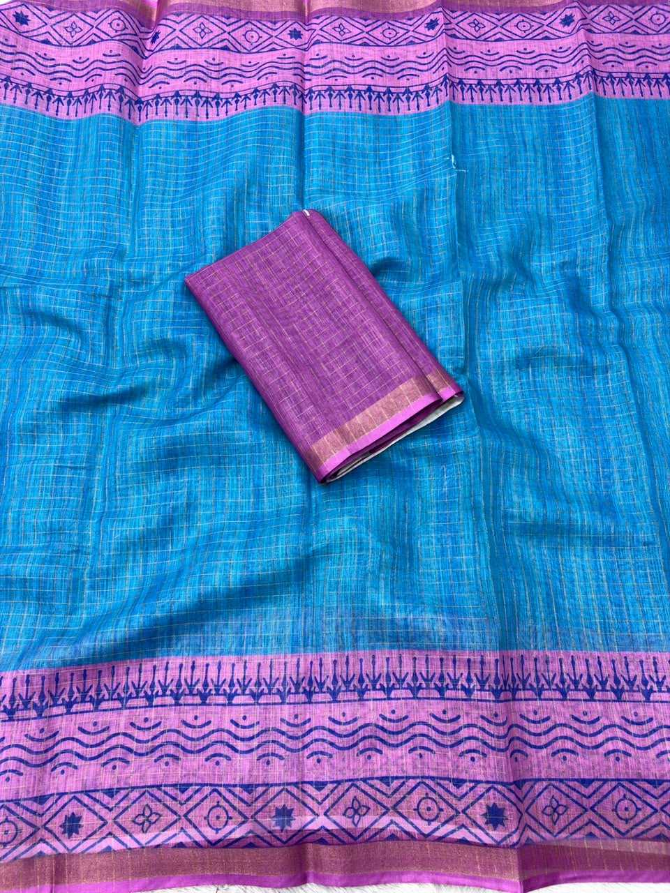 Cotton Linen Saree
