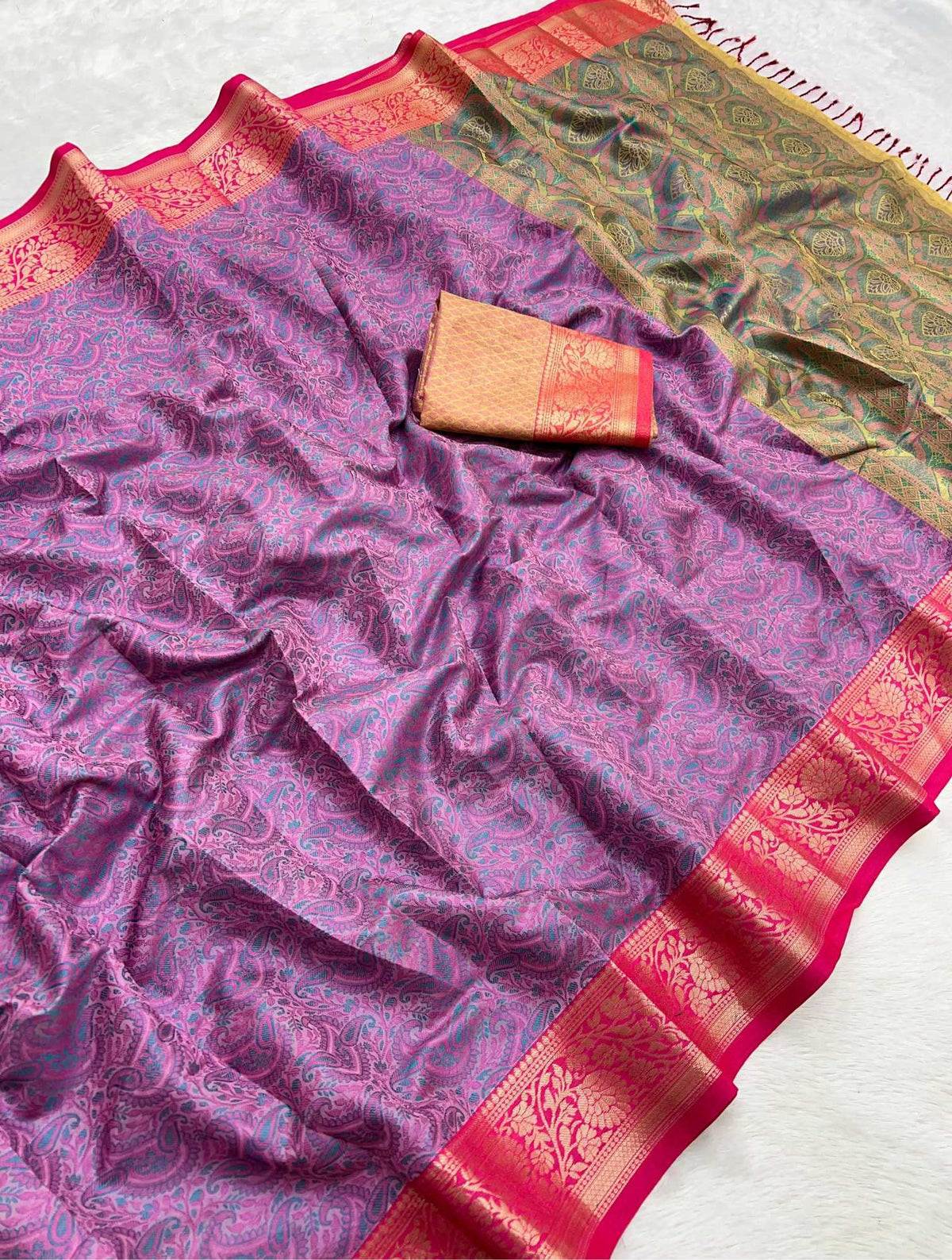 Falak Banarasi Soft Silk Saree