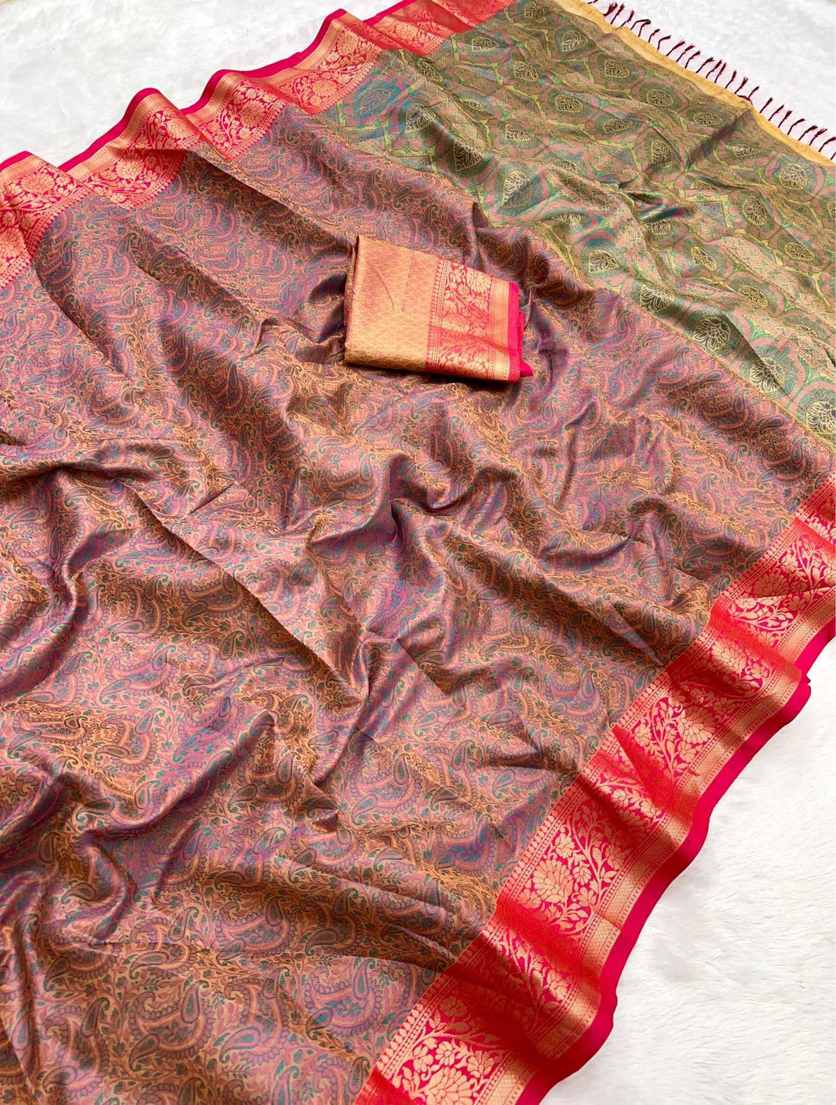 Falak Banarasi Soft Silk Saree