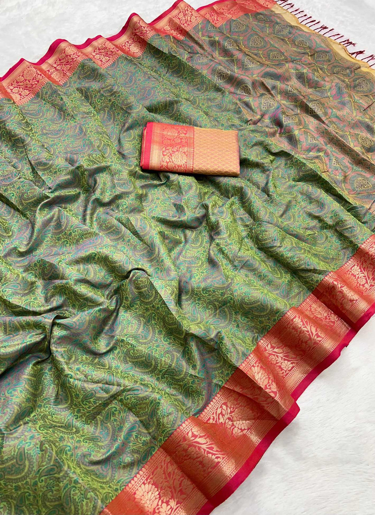 Falak Banarasi Soft Silk Saree