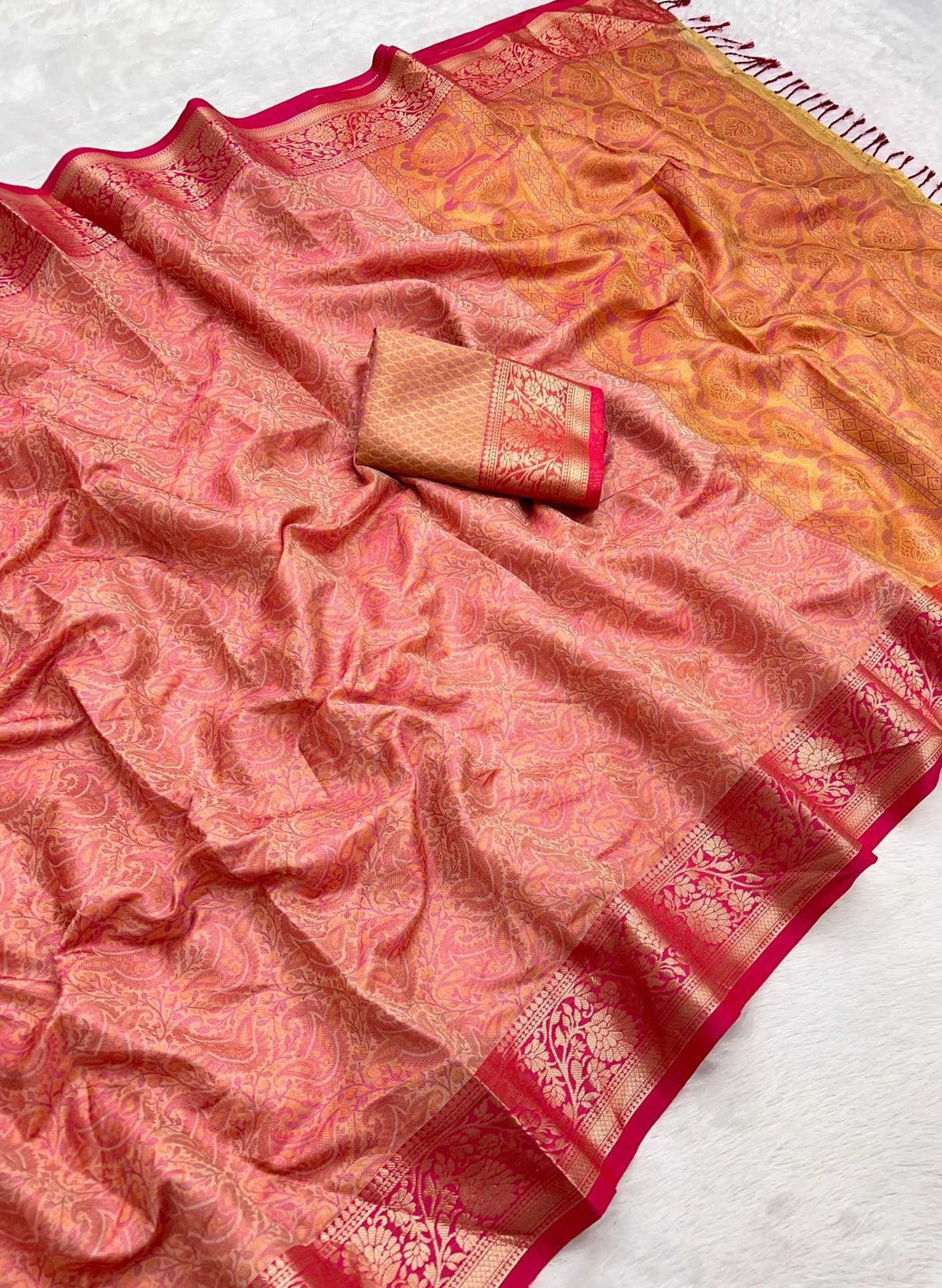 Falak Banarasi Soft Silk Saree