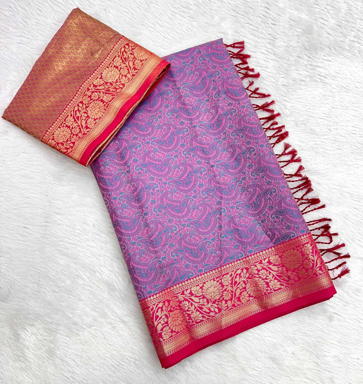 Falak Banarasi Soft Silk Saree