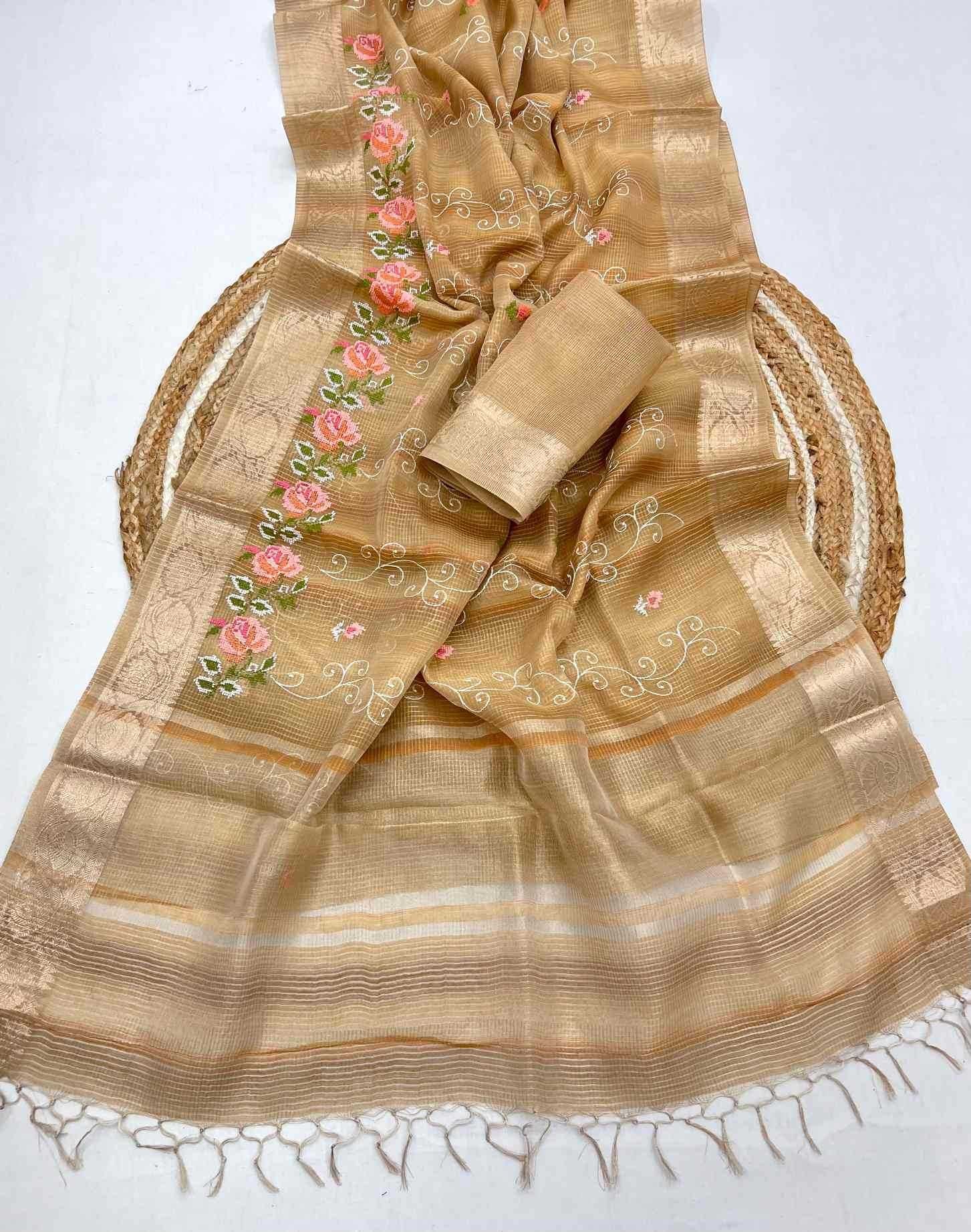 Kota Checks Designer Saree