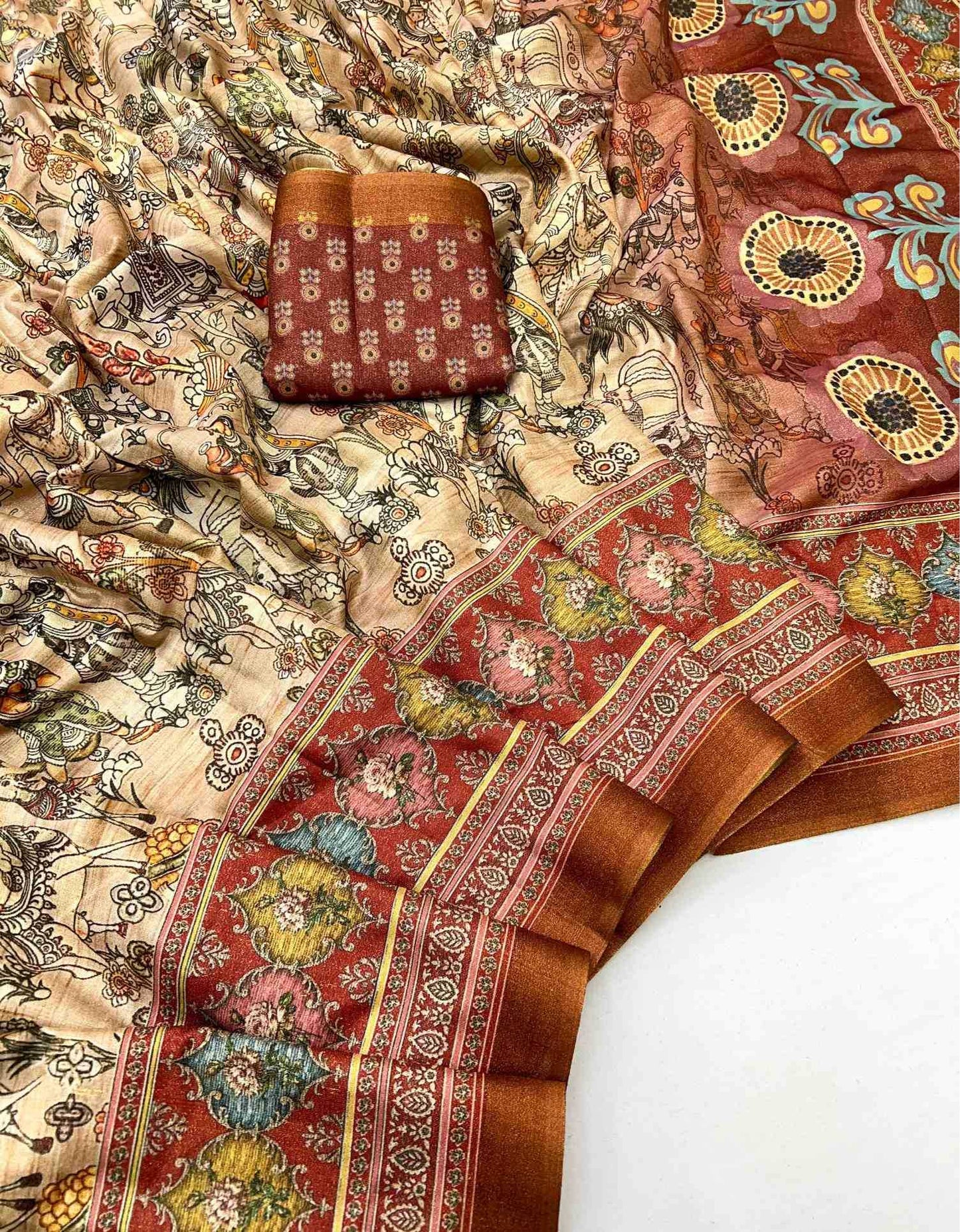 Printed Silk Saree