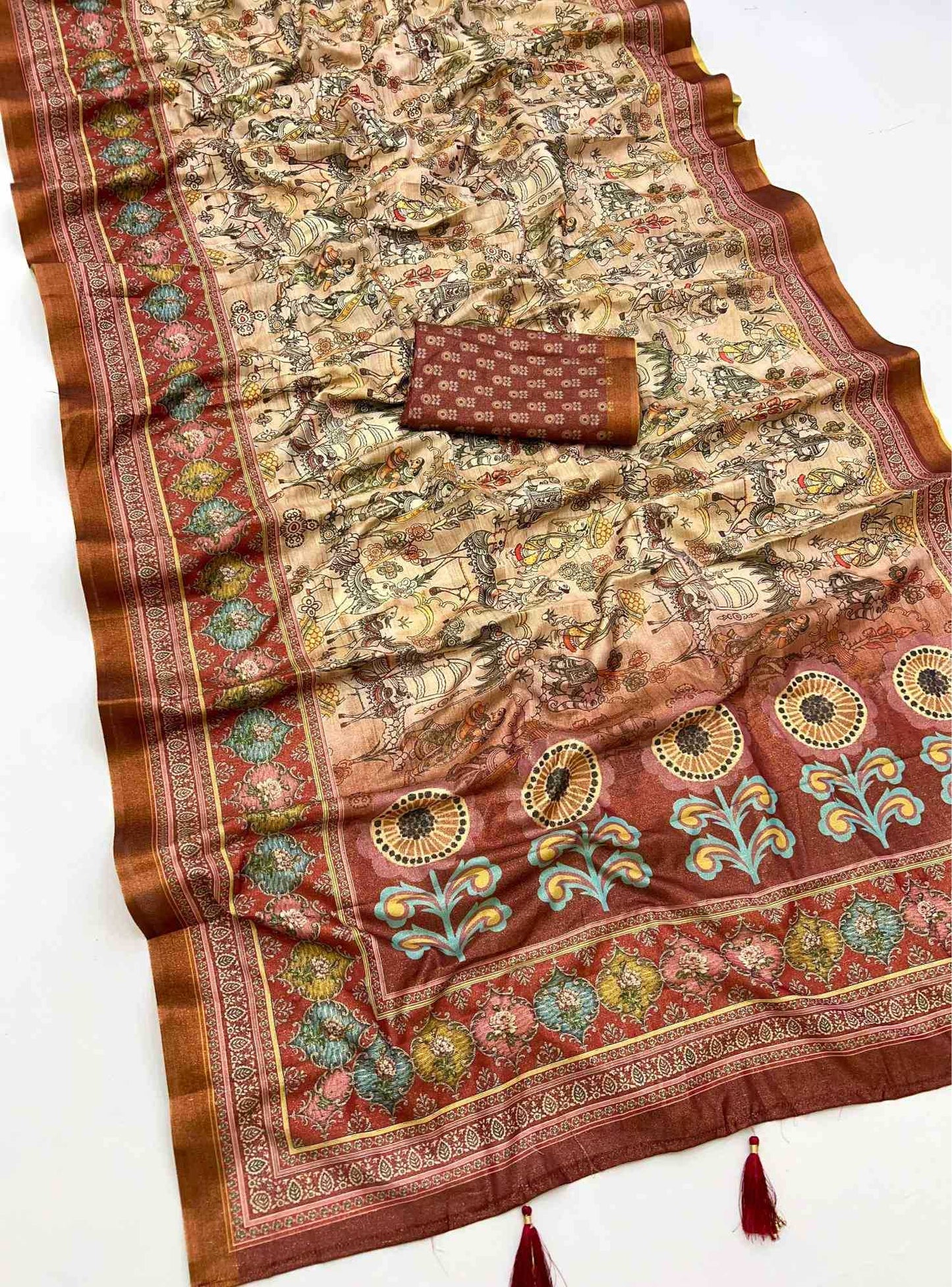 Printed Silk Saree