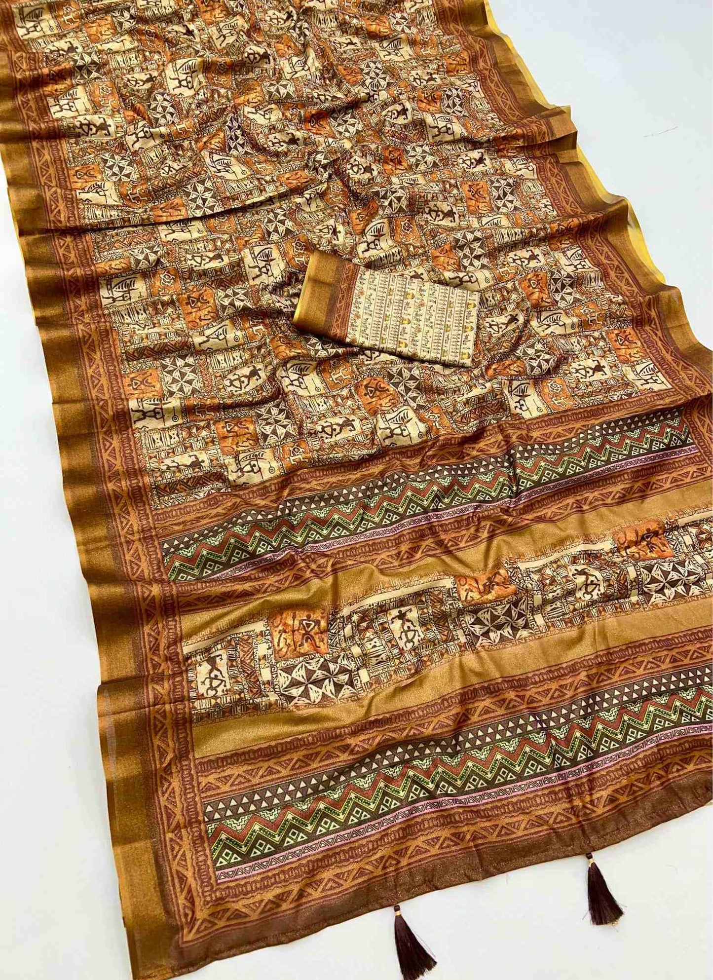 Printed Silk Saree