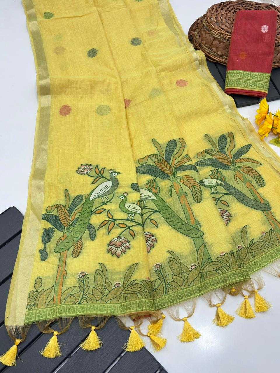 Indrani Cotton Designer Saree