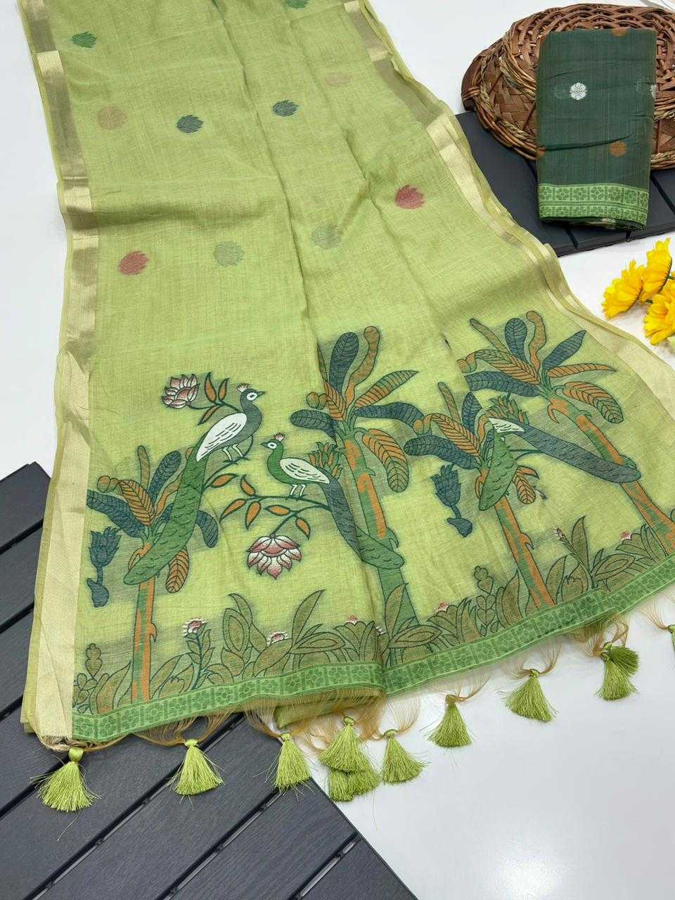 Indrani Cotton Designer Saree