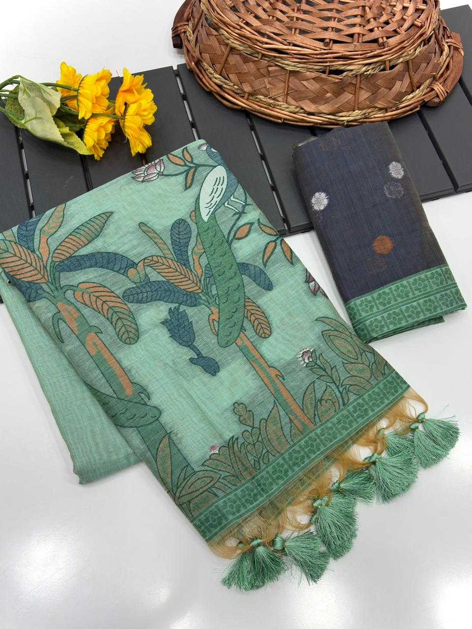 Indrani Cotton Designer Saree