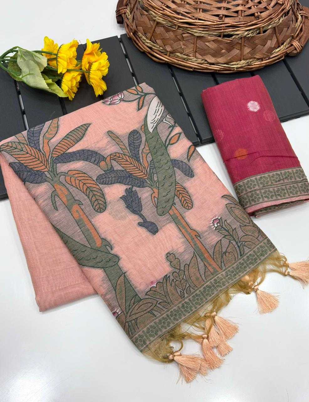Indrani Cotton Designer Saree