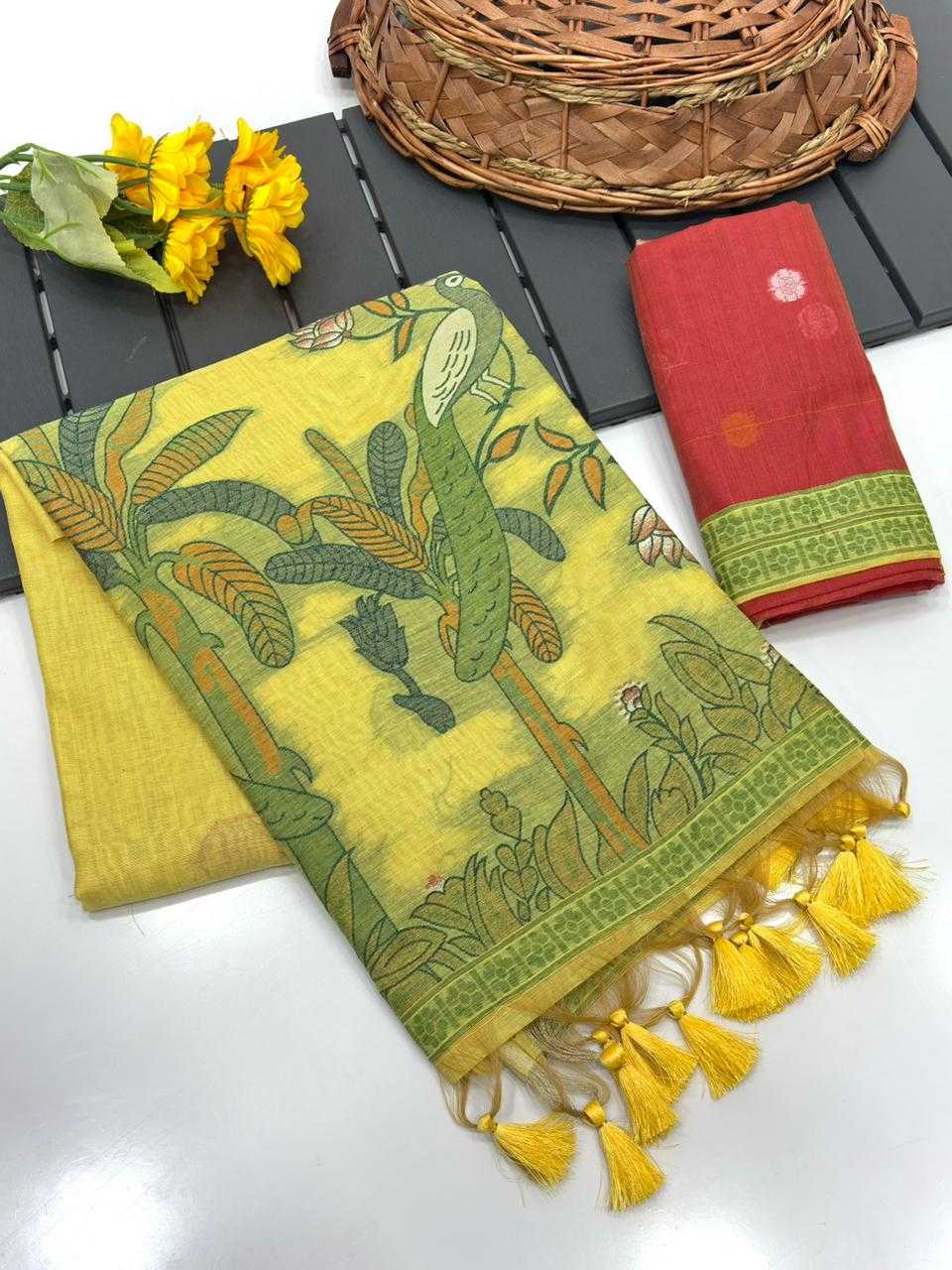 Indrani Cotton Designer Saree