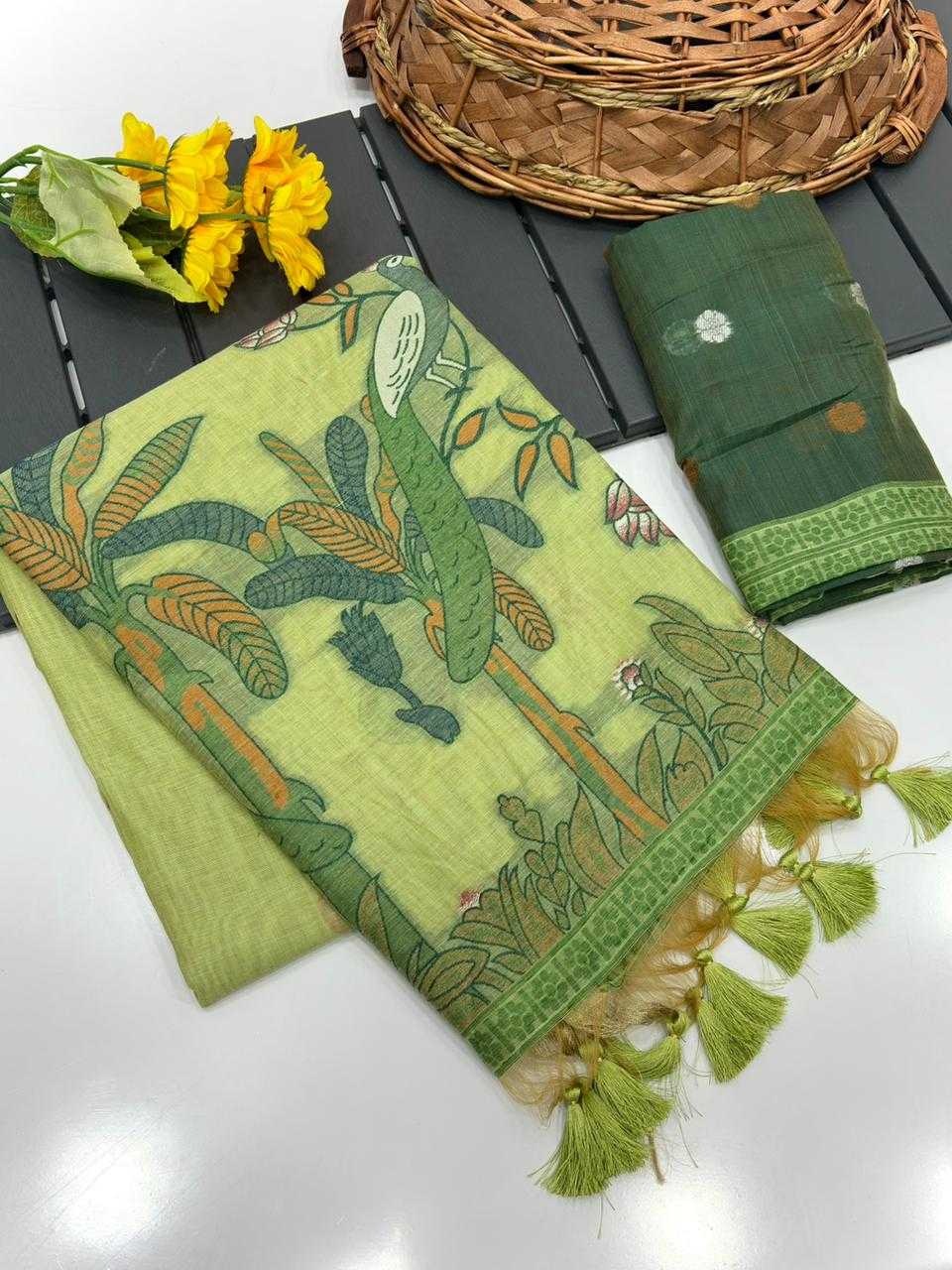 Indrani Cotton Designer Saree