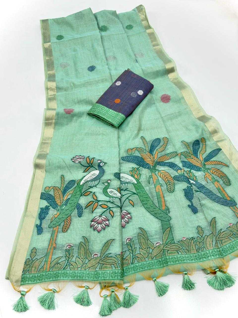 Indrani Cotton Designer Saree