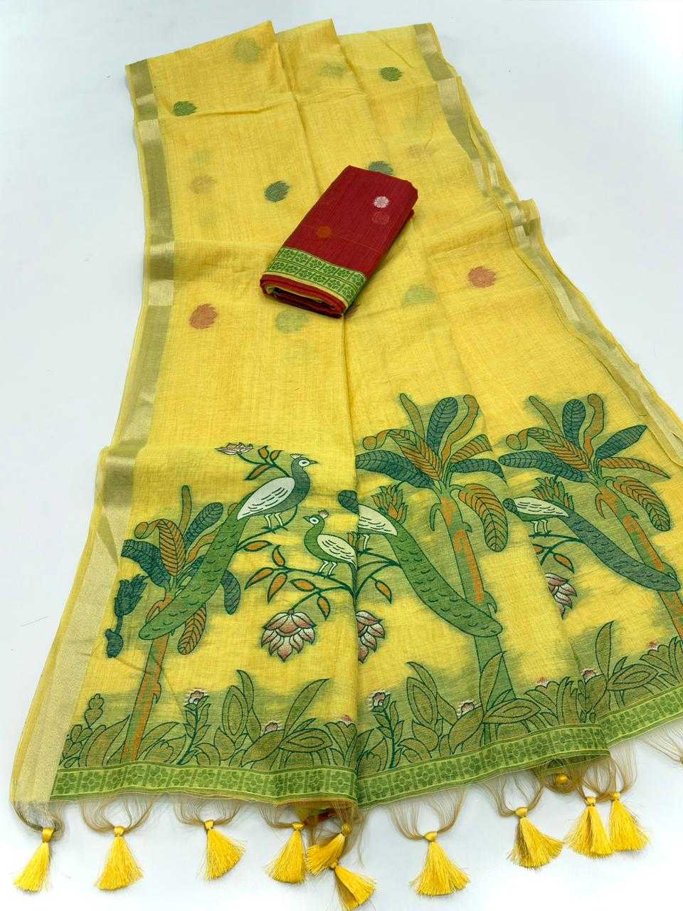 Indrani Cotton Designer Saree